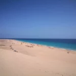 Stunning views of Playa del Matorral nude beach